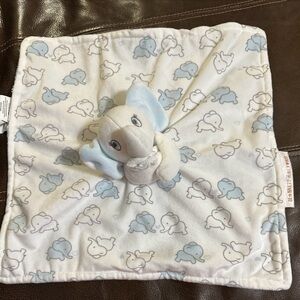 Blankets And Beyond Elephant Lovey Blue Gray Hug‎ Knot Twist Baby Nursery Toy
